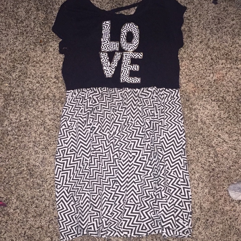 “Love” dress.